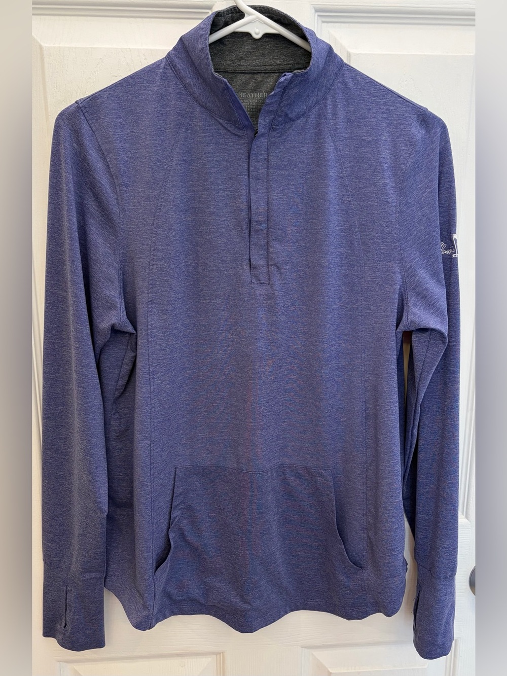 Athletic 1/4 Zip Pullover Long Sleeve, Women’s Medium